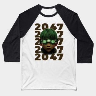 cute futuristic zombie boy Baseball T-Shirt